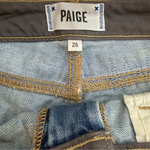 PAIGE Callie Short Shorts Jean Shorts Size 26 - Picture 4 of 4